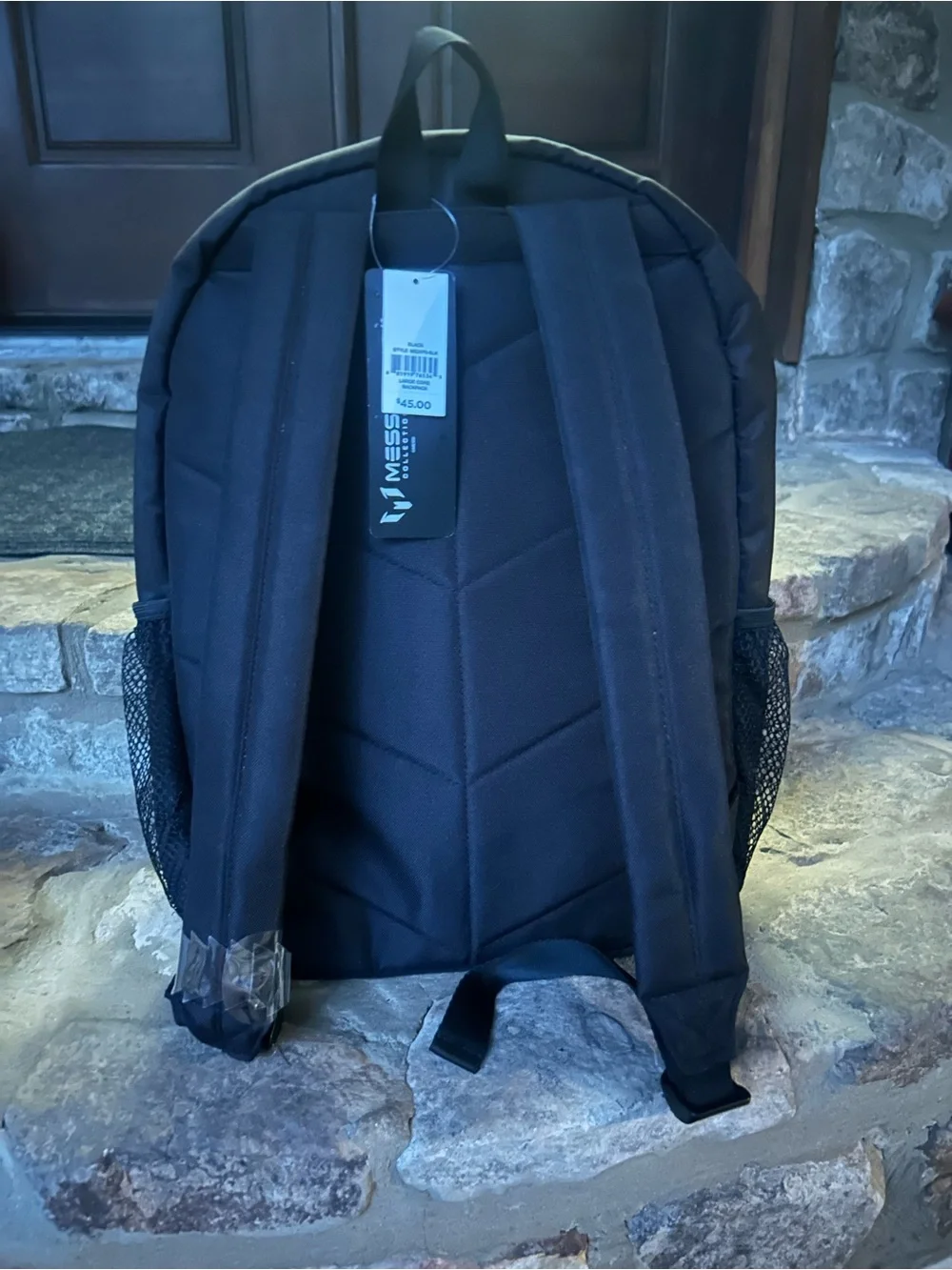 Messi Collection Soccer Backpack Black School Book Bag Athletic Travel Bag